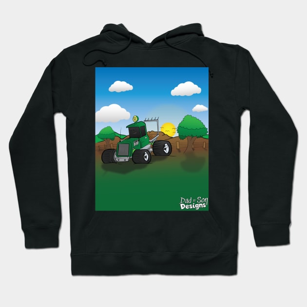 Hunting Pickup Truck Hoodie by Dad n Son Designs